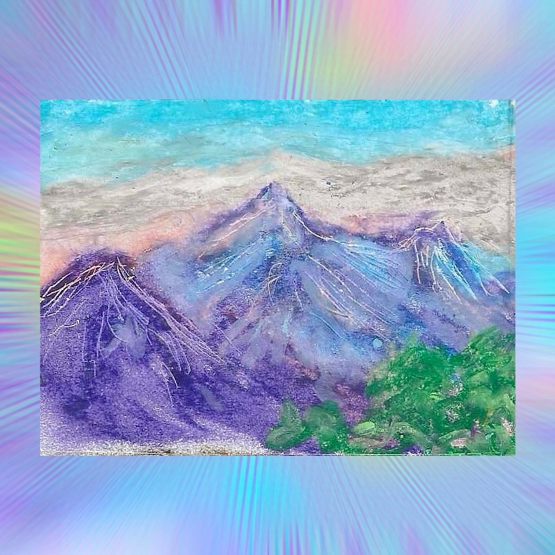 Wasatch Mountsins #1 aceo art card