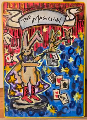 The Magician aceo art card thumbnail 2