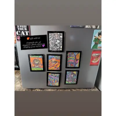Metallic Abstract Bundle aceo art card thumbnail 5