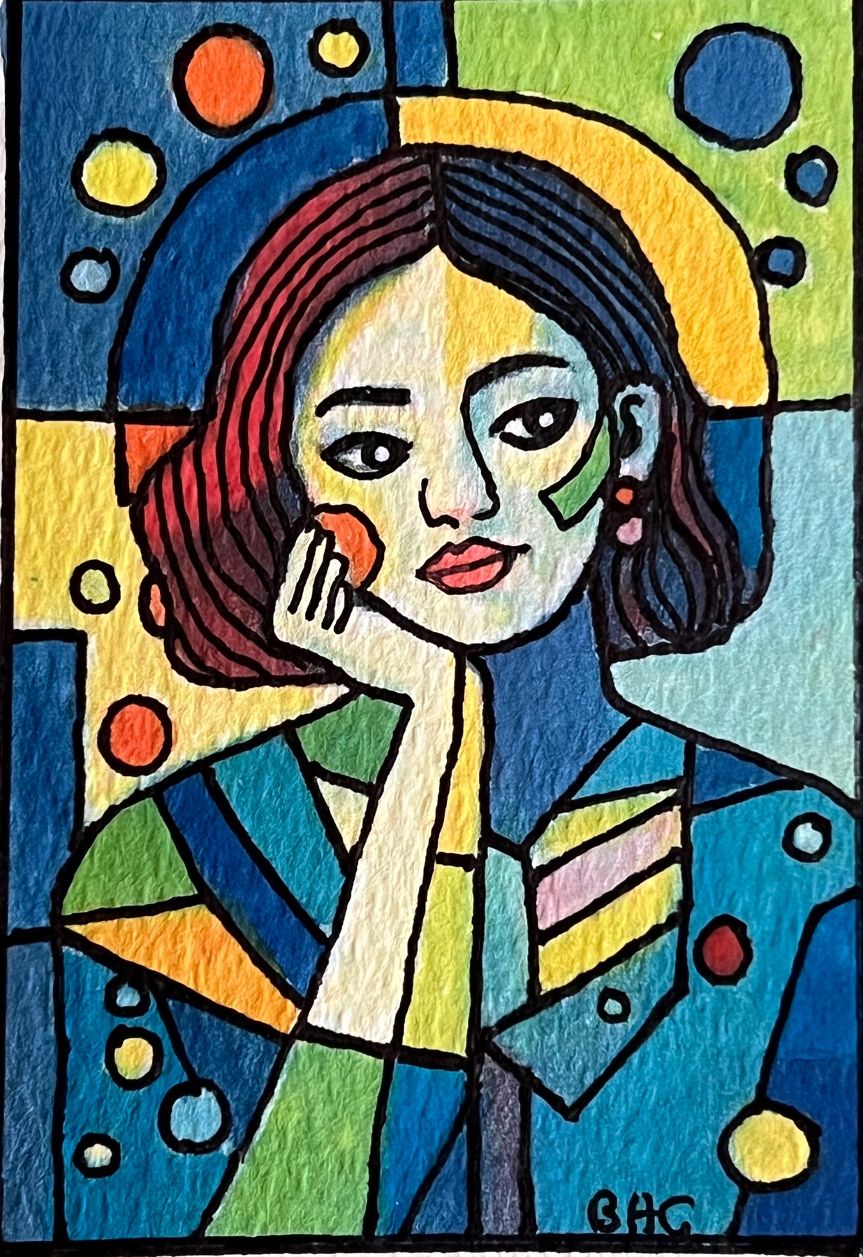 Cosmos 3 aceo art card