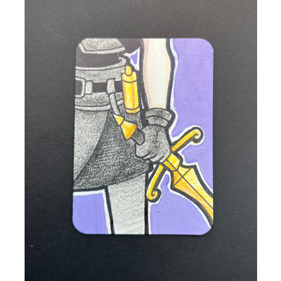 Marigold 2 aceo art card thumbnail 2