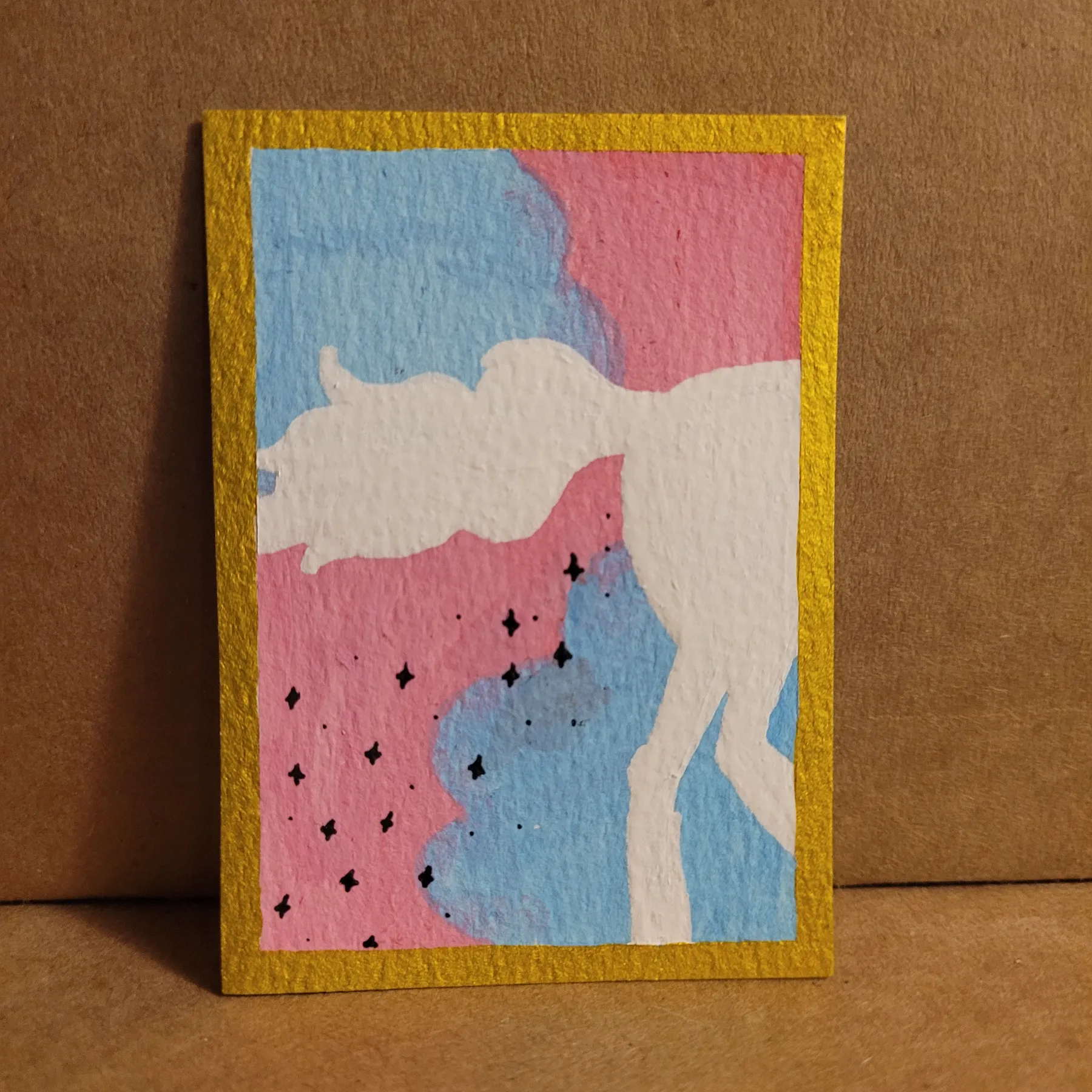 Sparkle Farts aceo art card