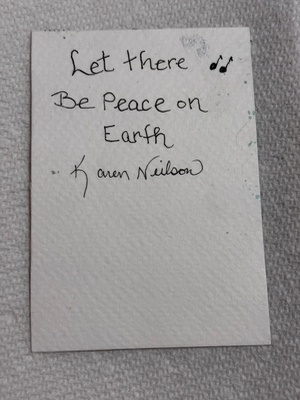 Peace aceo art card thumbnail 2