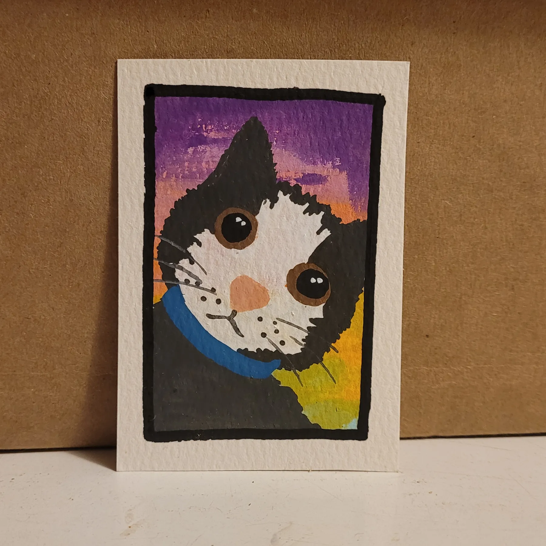 Pets Please aceo art card