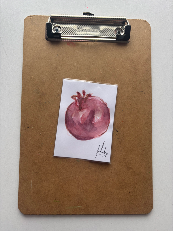 “Pomegranate Blood” aceo art card