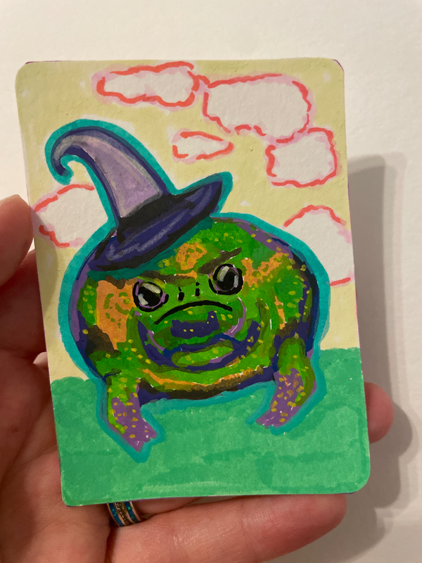 Witchy Hour aceo art card