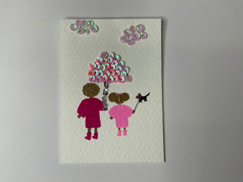 Sisterhood aceo art card