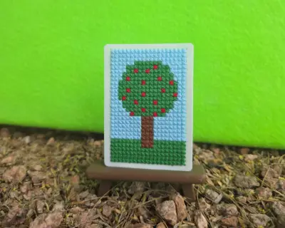 Apple Tree AF1, Hand-Stitched (1/1) aceo art card thumbnail 1