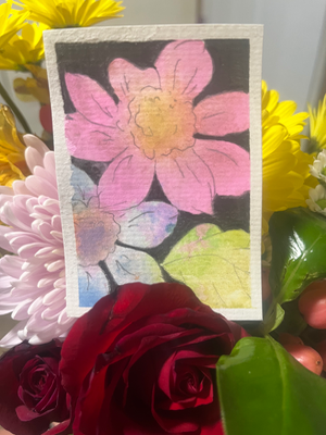 Spring has Sprung aceo art card thumbnail 1