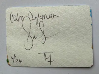 Calm Afternoon aceo art card thumbnail 2