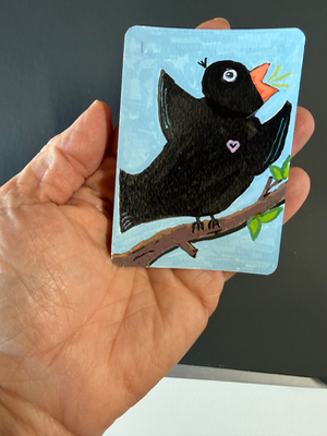 Tiny Anthem     Joybird Series aceo art card thumbnail 3