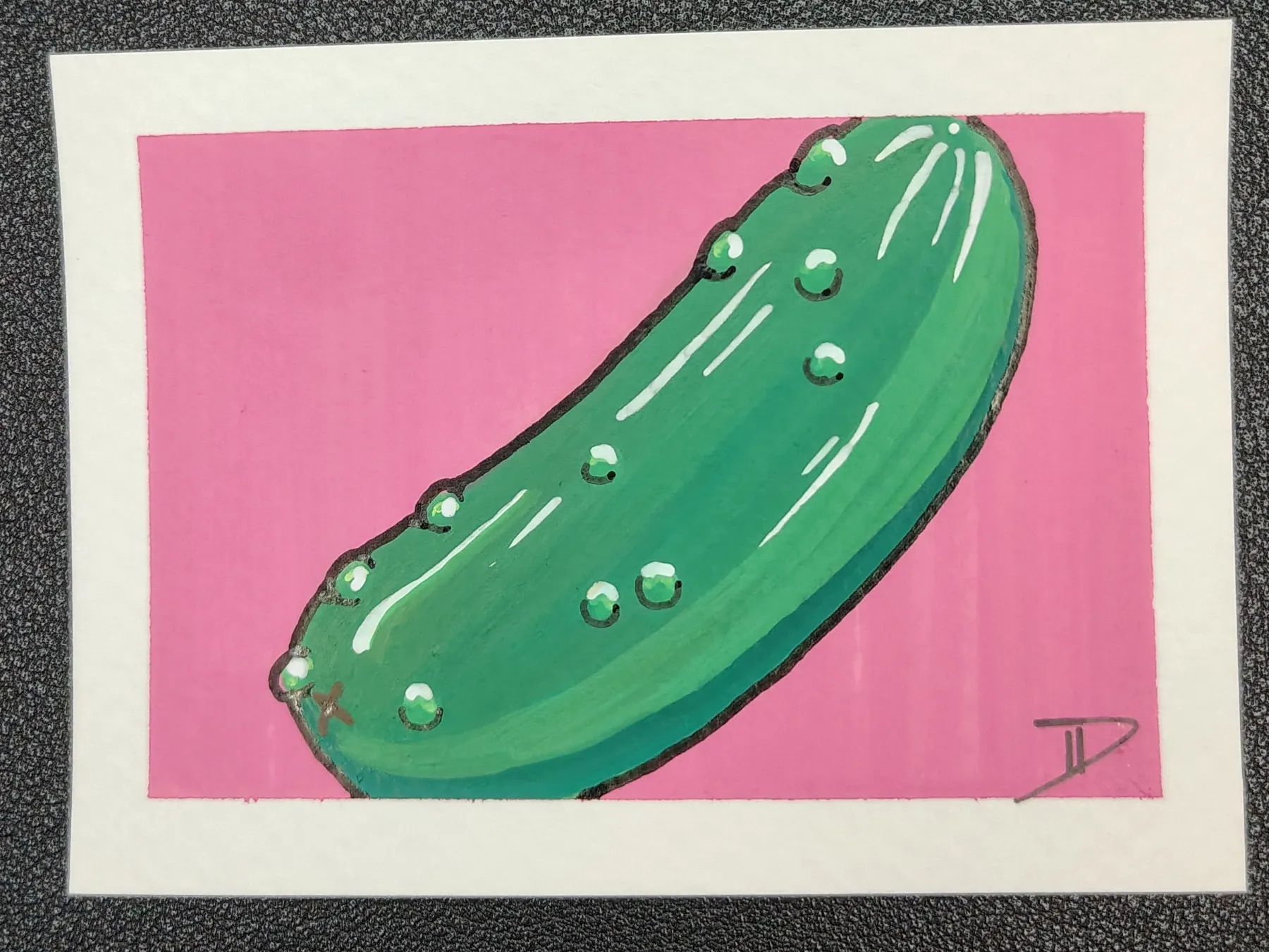 "Big Dill" aceo art card