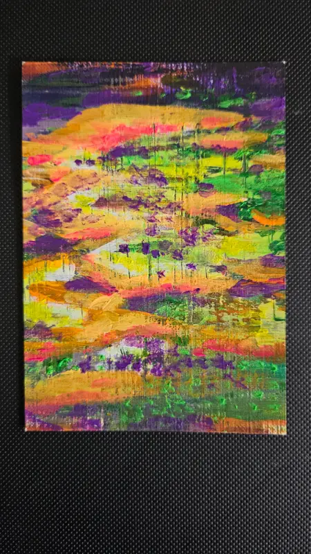 Cheetos on the Lake (Flamin Hots) aceo art card