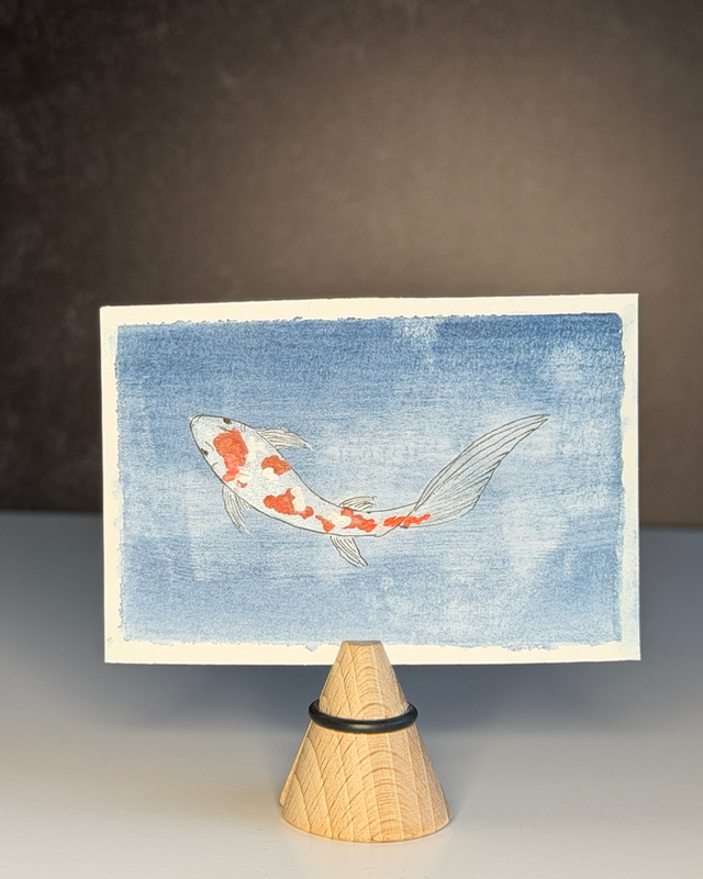 Koi Series One, No. Five aceo art card