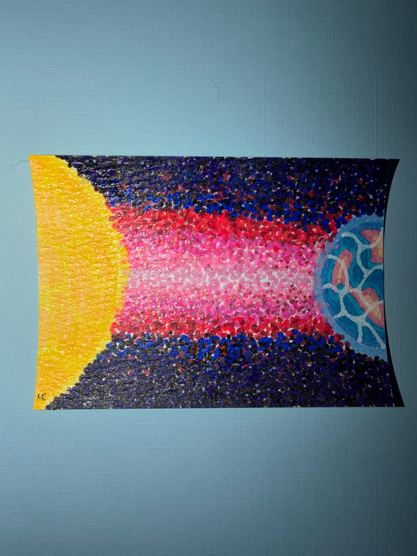 The Sun is a Deadly Laser aceo art card