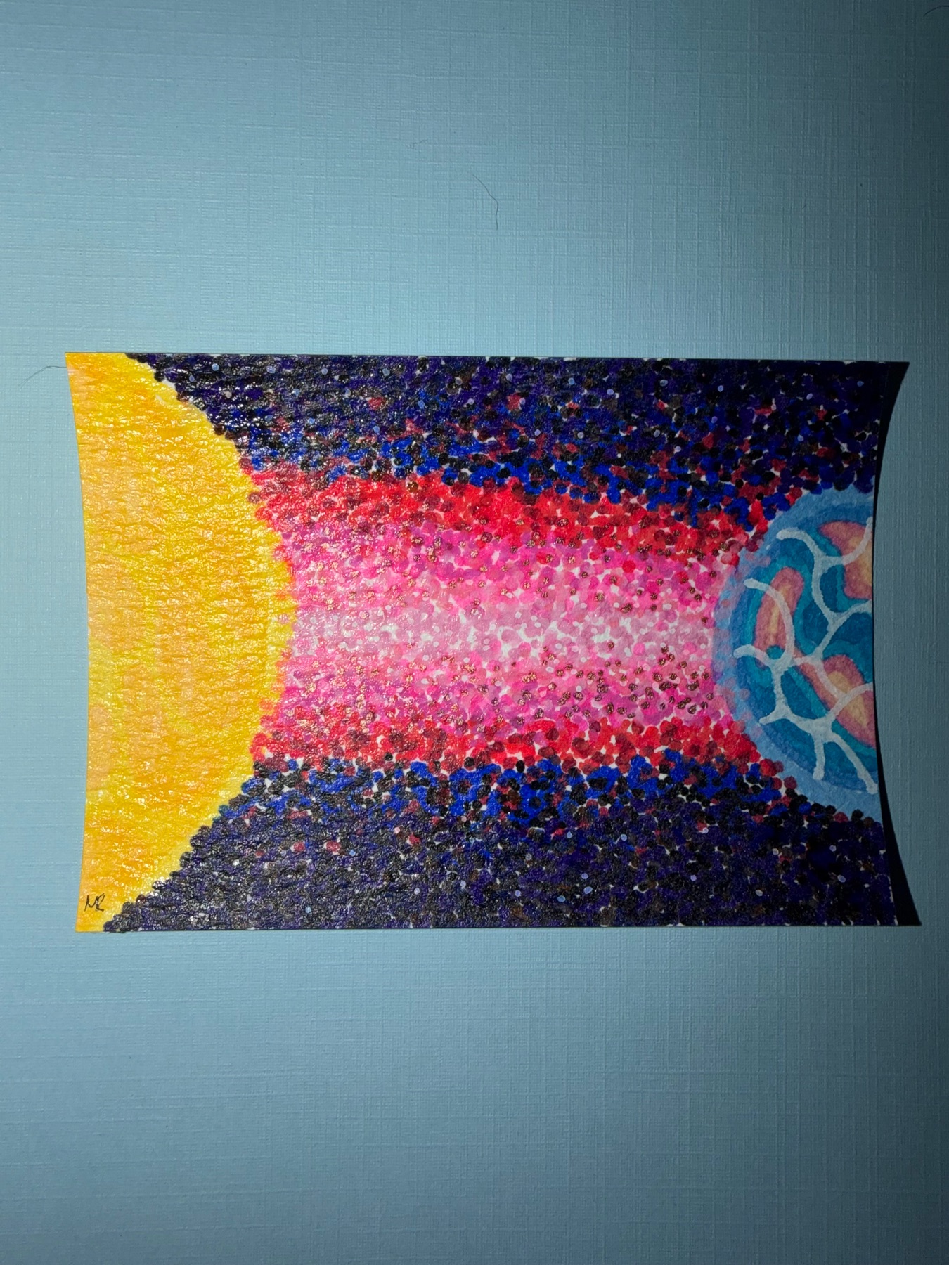 The Sun is a Deadly Laser aceo art card