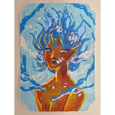 Floating aceo art card thumbnail 1