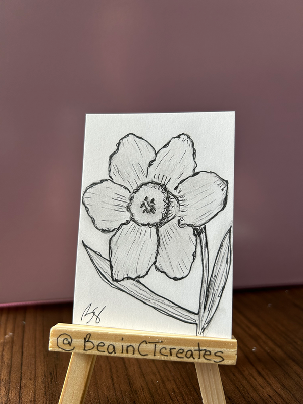 Nighttime in Spring aceo art card