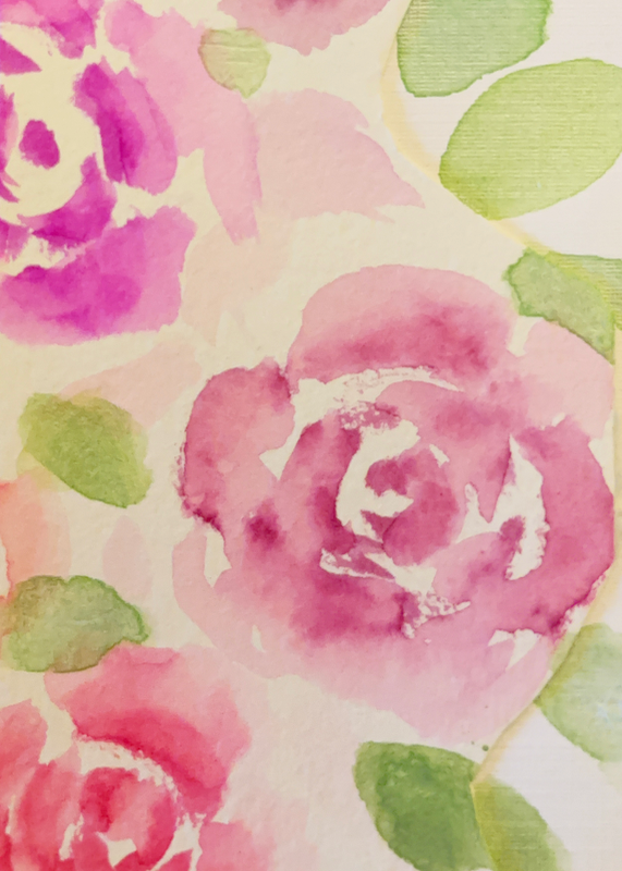 Rose Display aceo art card