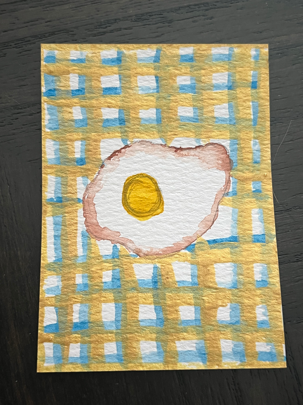 Sunny Side Up aceo art card