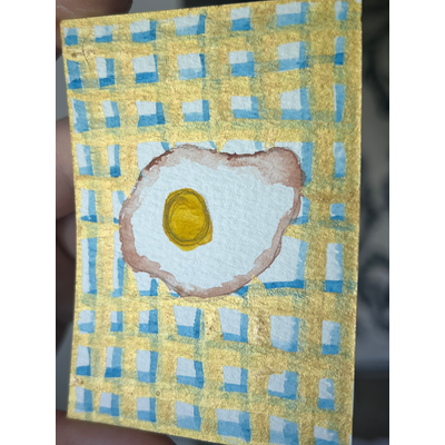 Sunny Side Up aceo art card thumbnail 2