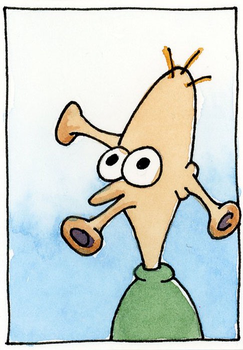 "Zoot" aceo art card