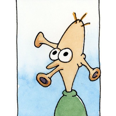 "Zoot" aceo art card thumbnail 1