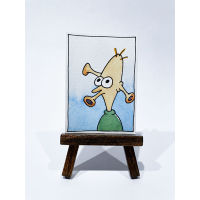 "Zoot" aceo art card thumbnail 2