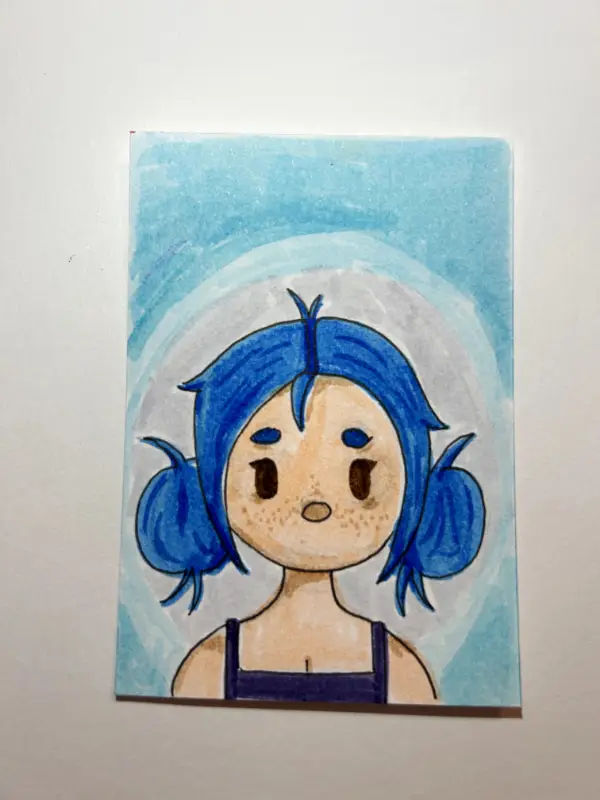 Portrait 2 aceo art card