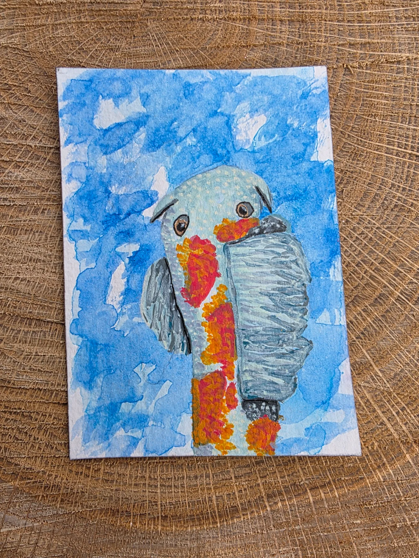 Fishie 1.3 aceo art card