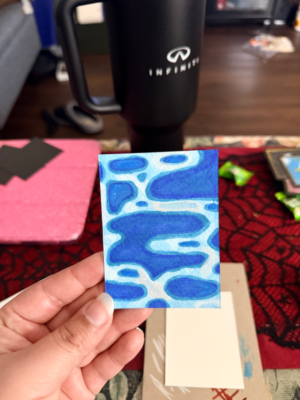 Water aceo art card