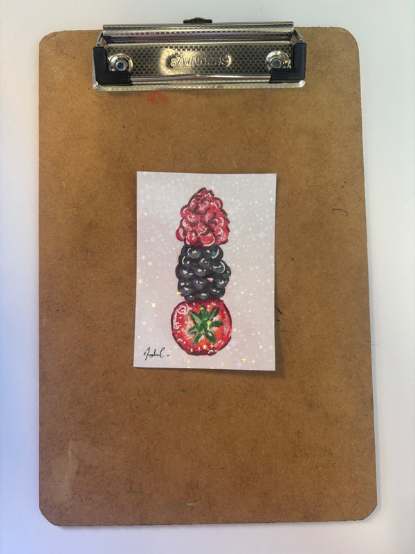 “Fruits Galore” Valentines Collection aceo art card