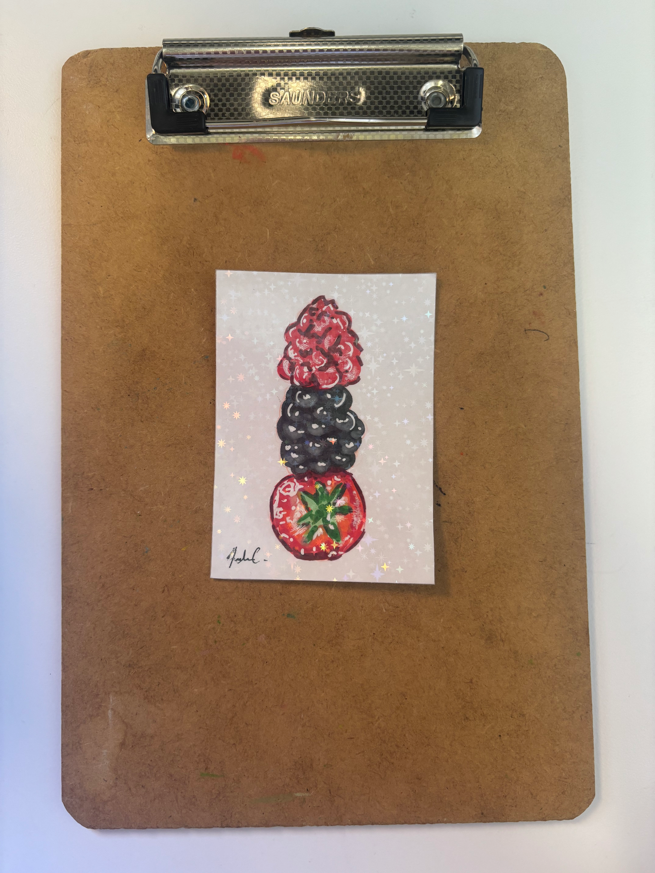“Fruits Galore” Valentines Collection aceo art card