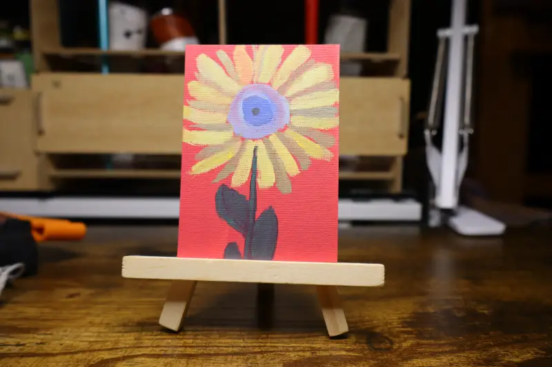 Psychic Flower aceo art card