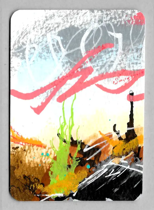 Continuum #1 of 8 aceo art card