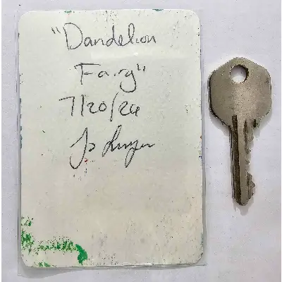 Dandelion Fairy aceo art card thumbnail 3