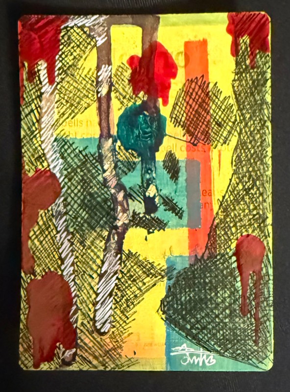 Simmer aceo art card