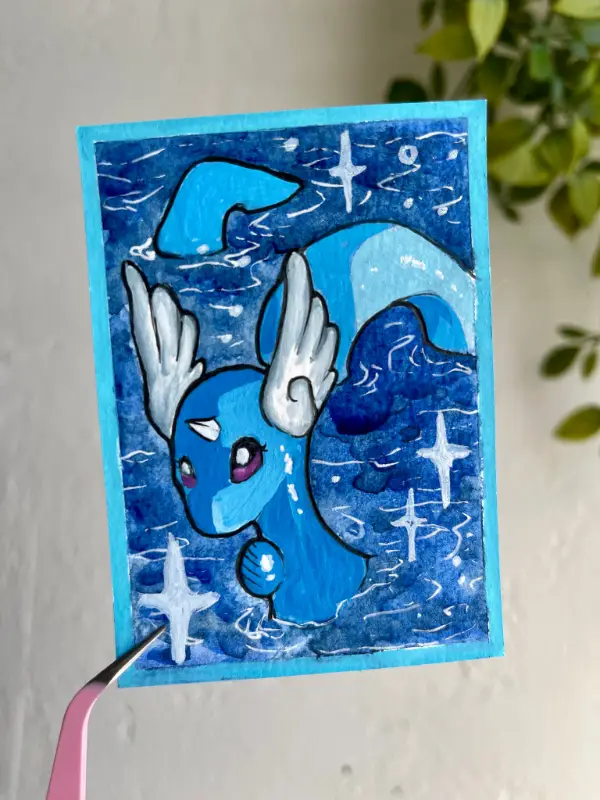 Pokemon Dragonair aceo art card