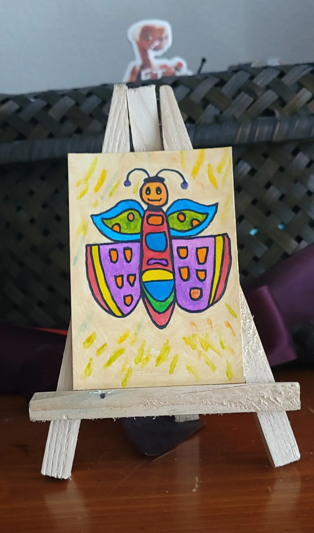 Butterflies Are Free aceo art card