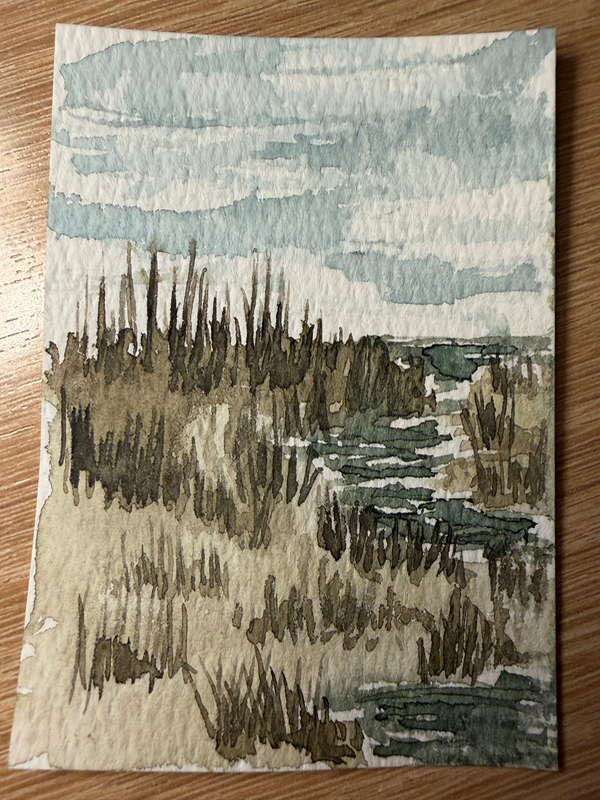 Low Country North aceo art card