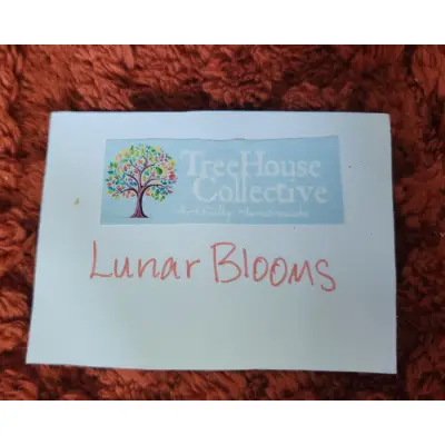 Lunar Blooms aceo art card thumbnail 2