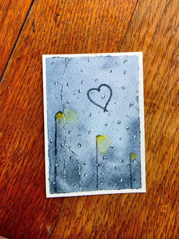 💜 aceo art card