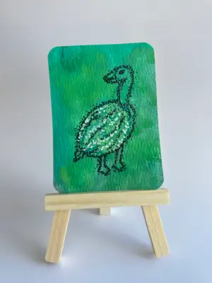 Gooseberry – ACEO Original (Berry Cute Collection 2/8) aceo art card thumbnail 1