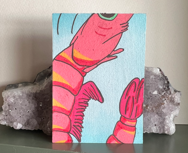 scrimp aceo art card