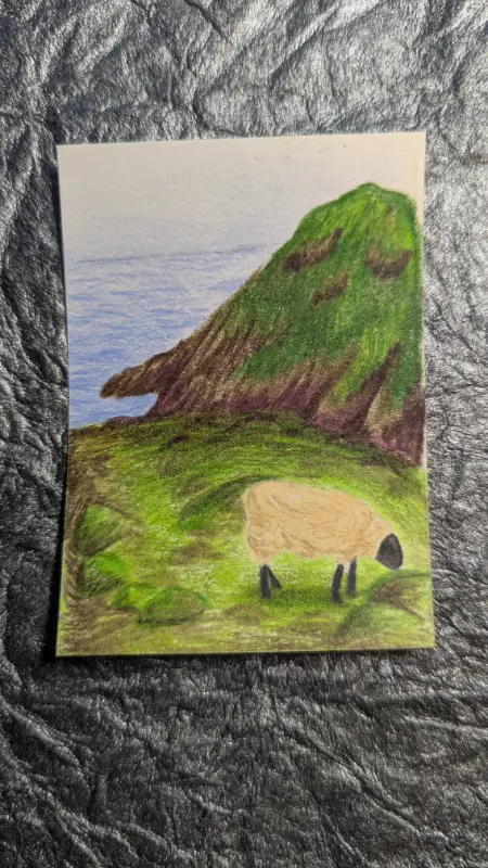 Ireland aceo art card