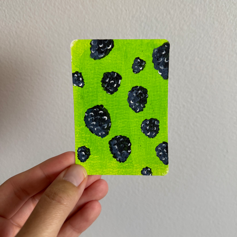 Original Berry ACEO | Summer Berries #3/3 aceo art card