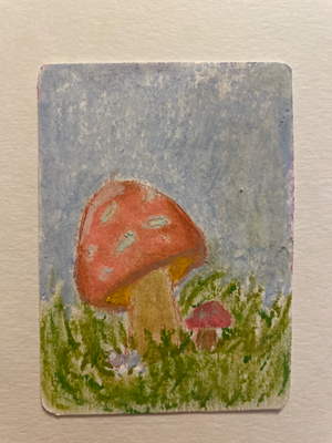 Reach for the sky aceo art card thumbnail 2