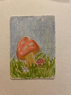 Reach for the sky aceo art card thumbnail 1