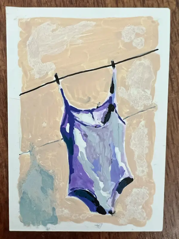 Hung out to Dry aceo art card