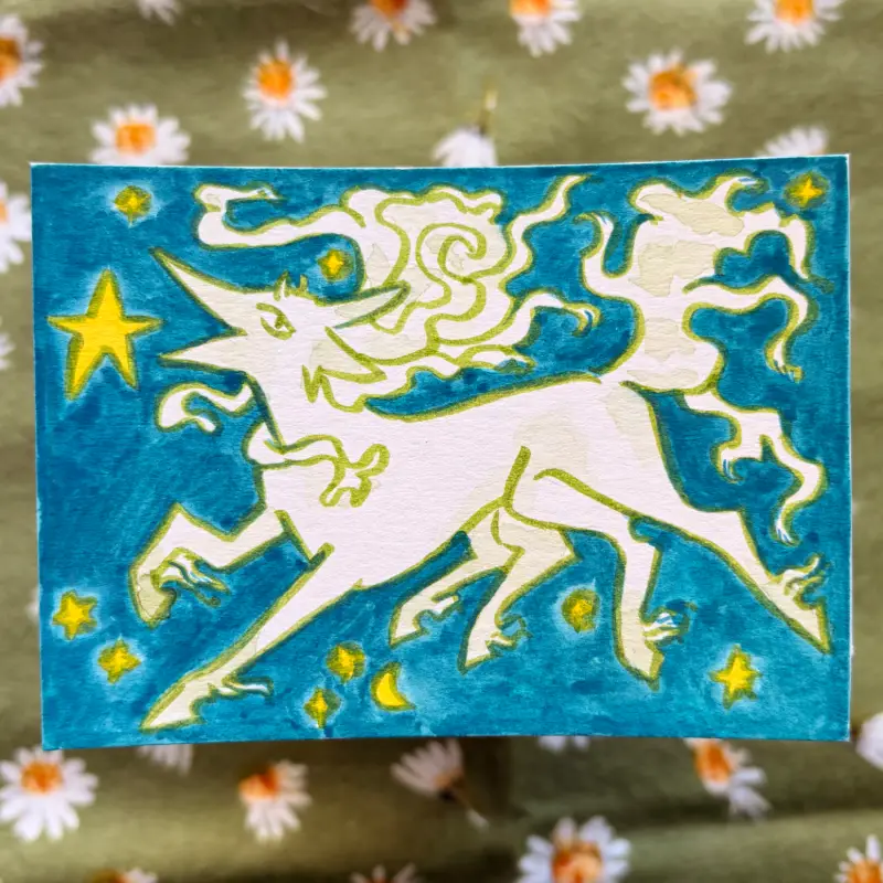 Star Creature #5 aceo art card